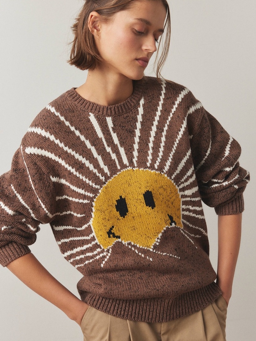 Market X Smiley Sunrise Sweater